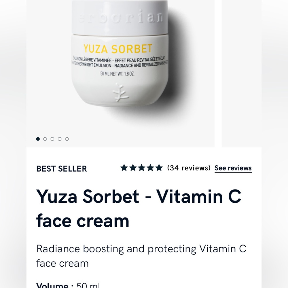 NIB erborian korean skin set (3) Yuza double lotion, super serum, sorbet $138 - Picture 5 of 10